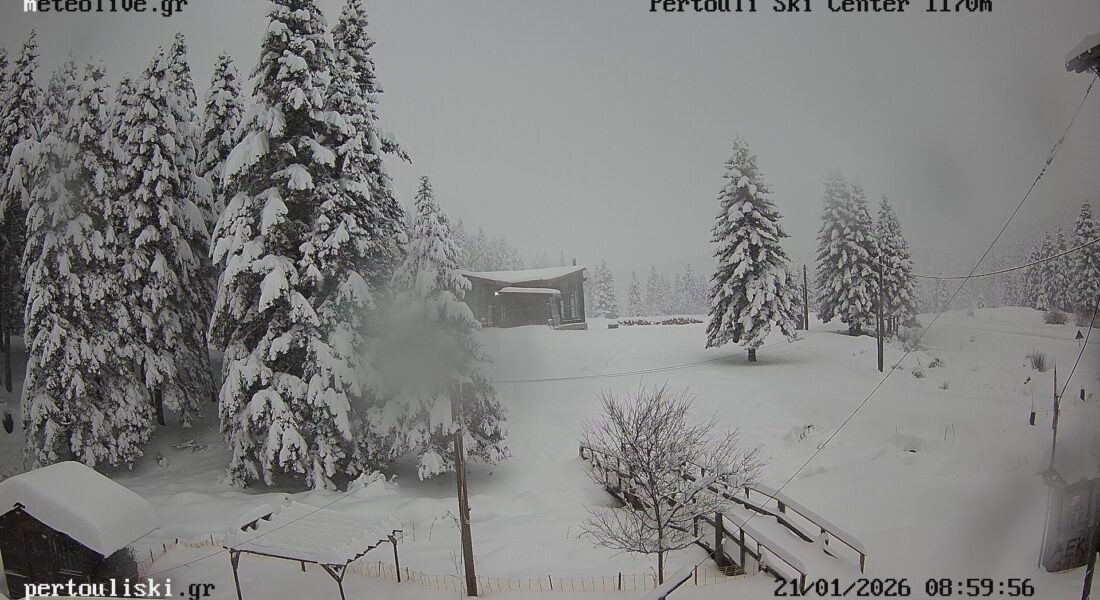 Το χιόνι ξεπέρασε το μισό μέτρο